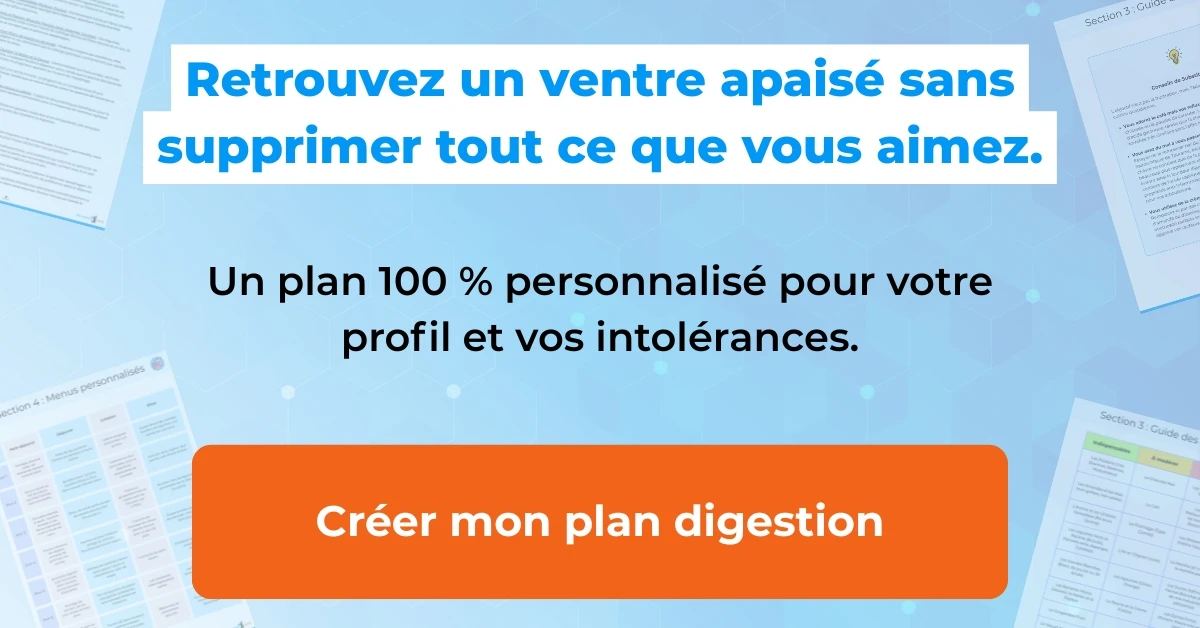 Plan nutritionnel pour côlon irritable