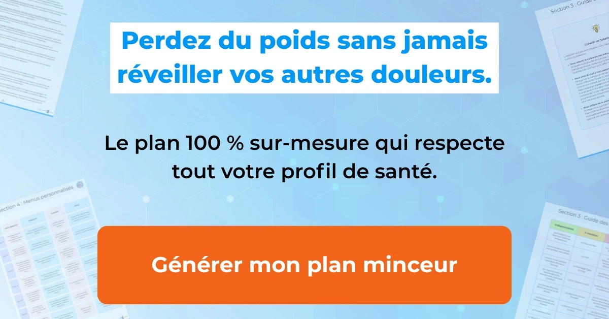 Plan nutritionnel minceur