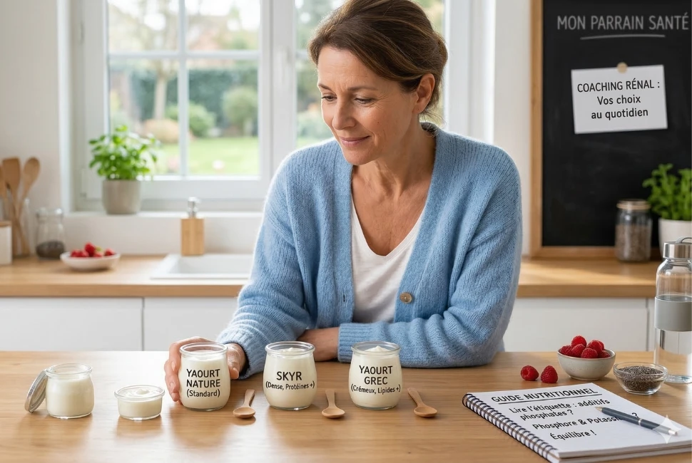 Insuffisance rénale et yaourt
