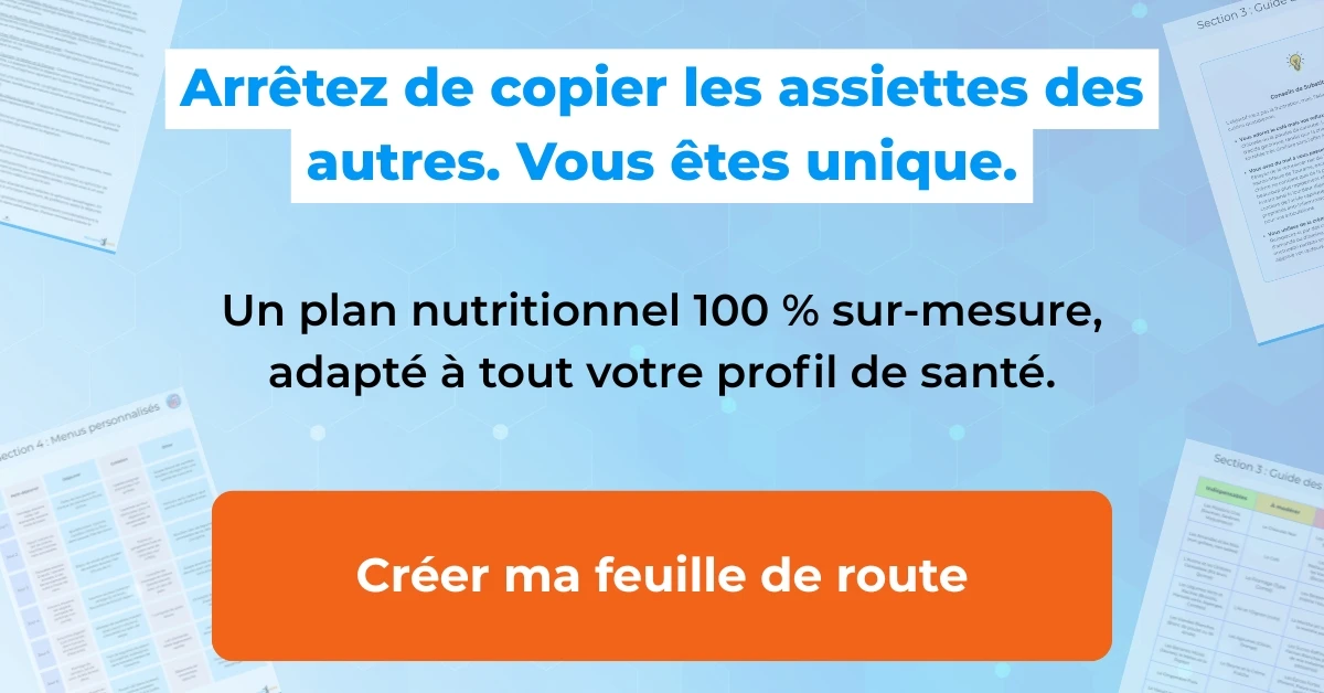 Plan nutritionnel personnalisé
