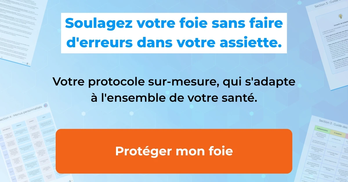 Plan nutritionnel pour les problèmes de foie